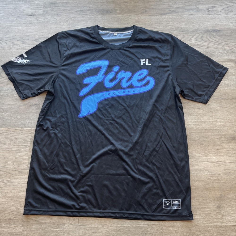 Fire Football Florida Fire Size XXL Shirt Black
